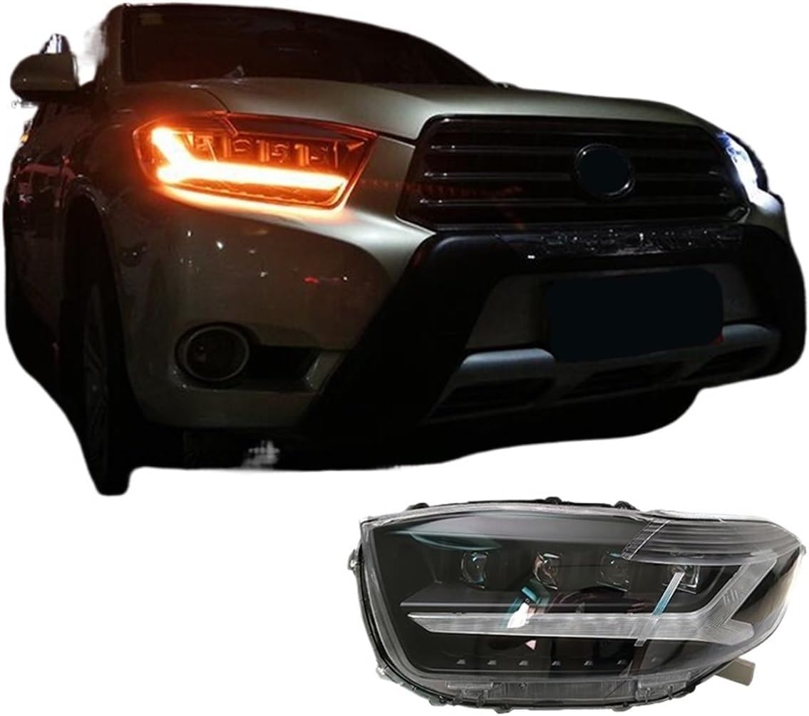 カースタイリングトヨタハイランダーヘッドライトと互換性 2007-2011