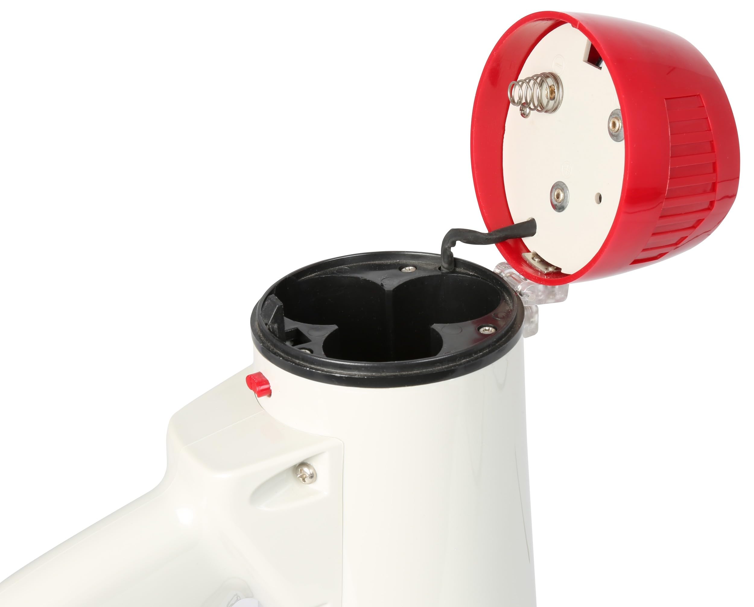 VONYX MEG040 Kit Mégaphone Transportable 40W - avec 6 Piles Type D 1,5V, Plug and Play, Portée jusqu'à 1 km, Bandoulière, Idéal pour Les Déplacements en Manifestations ou Matchs