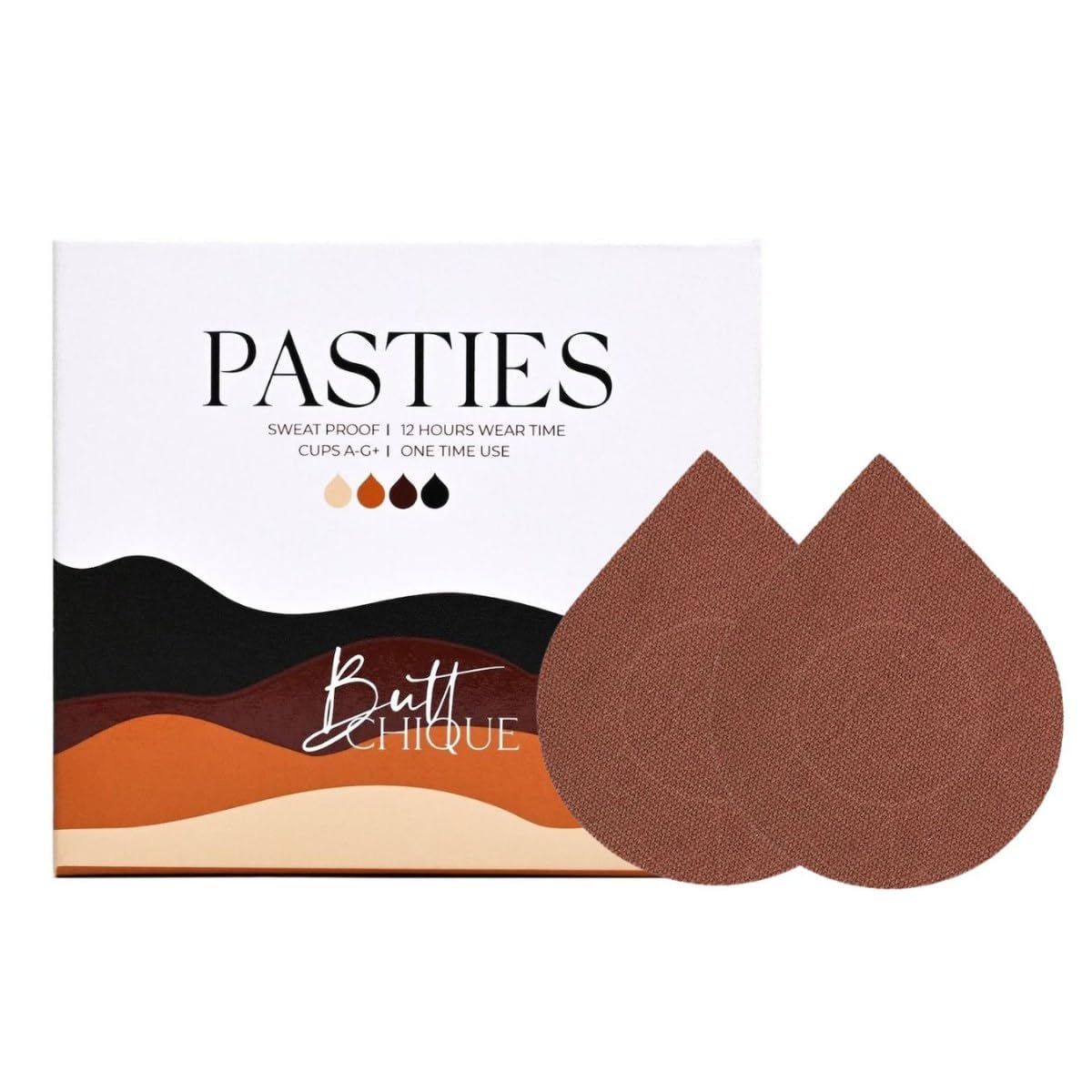 Cinnamon Stick-On Pasties for Complete Coverage, Waterproof & Sweat-Proof, Safe to Use Directly on Skin-image-20