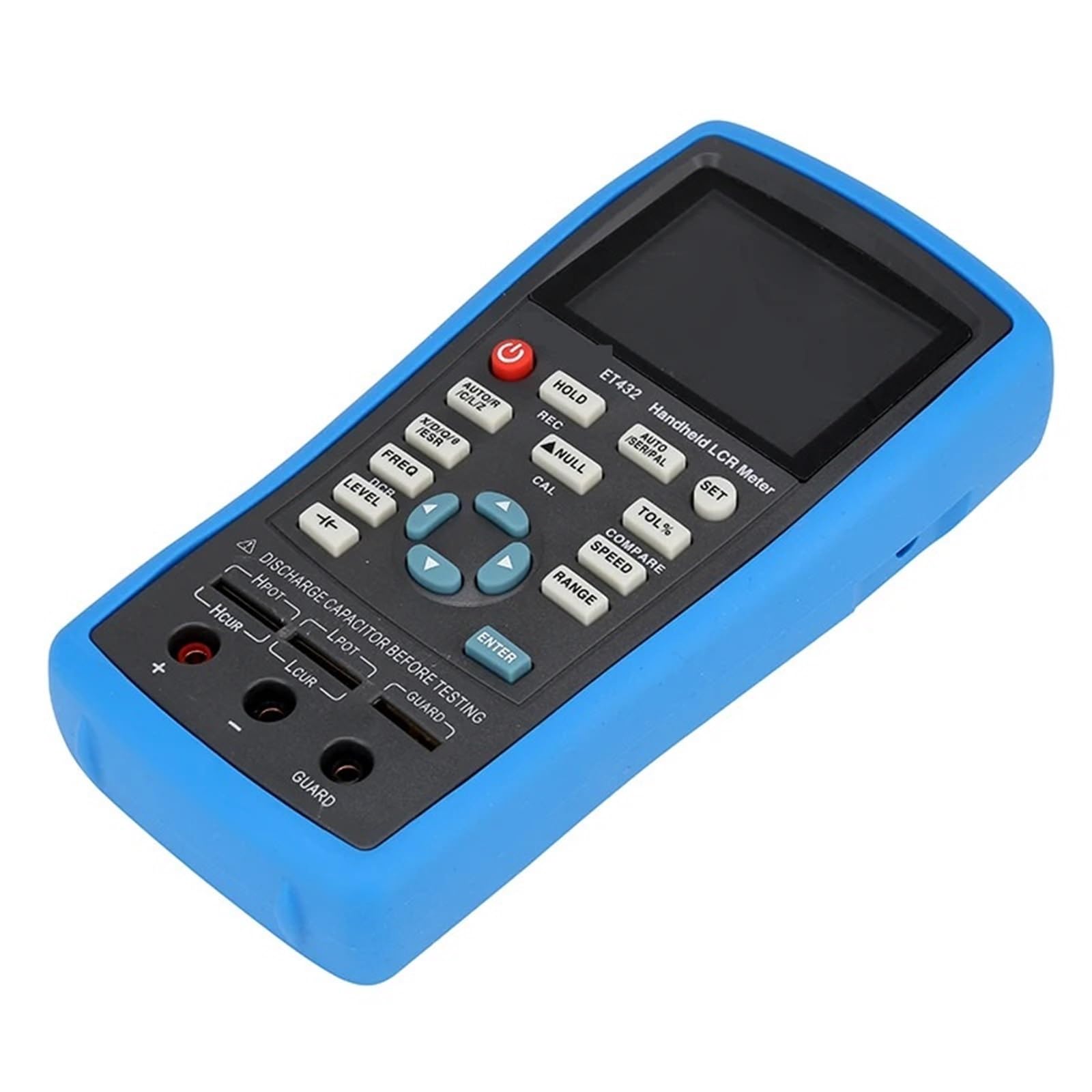 Multimetr cyfrowy, LCR Cyfrowy miernik mostkowy ET430 ET432 USB Przenośny o wysokiej precyzji pojemnościowy indukcyjny pomiar rezystancji Wyświetlacz cyfrowy Wszechstronne możliwości pomiarowe(ET432)