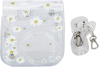 Bolsa transparente para câmera, bolsa de proteção para câmera, bolsa de margarida, capa de câmera instantânea para ambientes externos para entusiastas de fotografia para ambientes internos para proteger a câmera