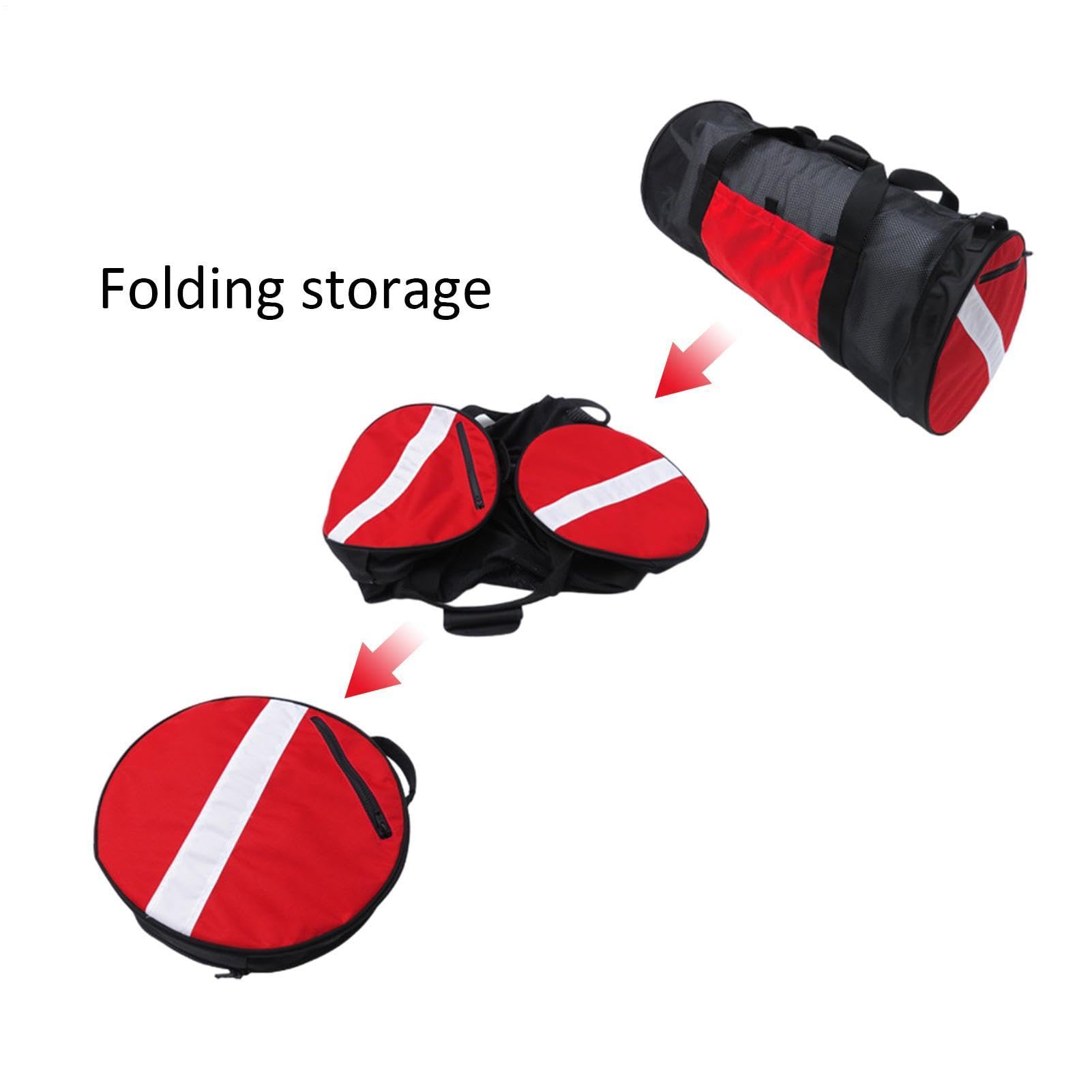 Borsa da immersione in rete per immersioni, borsone da palestra da 78 l, con tracolla, grande spazio per riporre gli attrezzi per immersioni, snorkeling, nuoto e viaggi