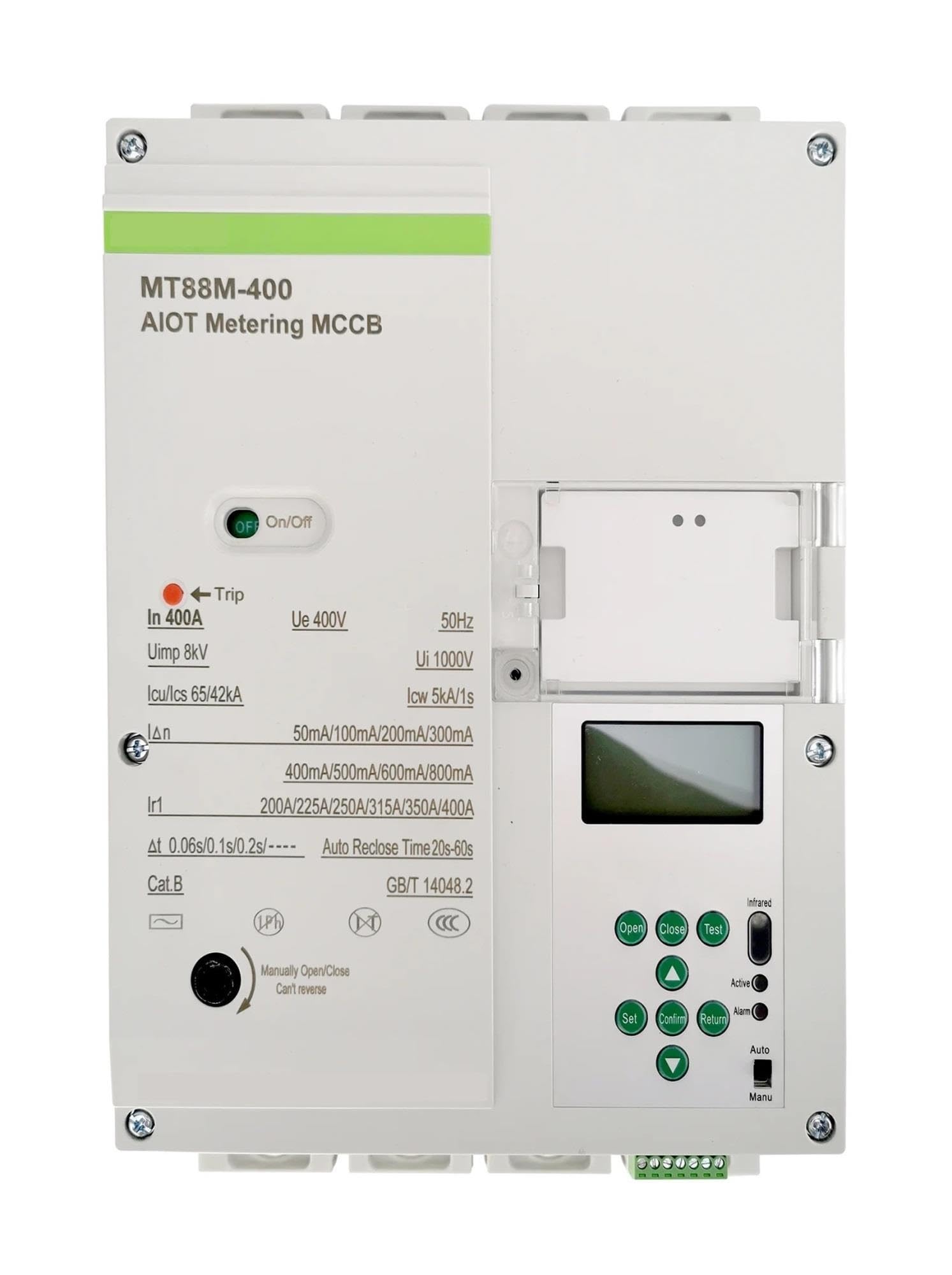 MT88M 400a 4 polos trifásico 220v disyuntor Mccb