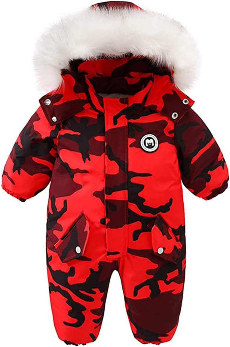 Little Girls Boys One Piece Snowsuit Ski Jackets Coat Snowboarding Waterproof Windproof Overalls Jumpsuits SkiJackets Coats