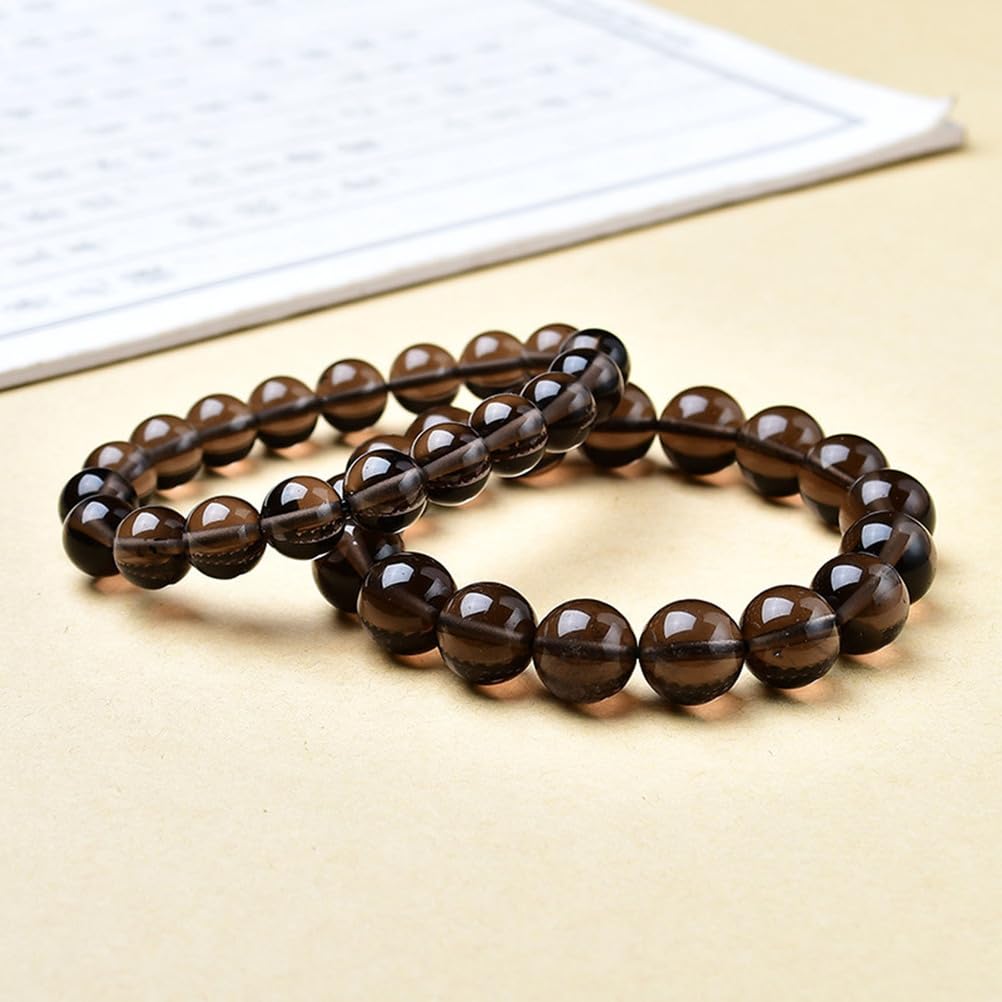 Pulsera de Piedras Preciosas de Cristal curativo Natural, Cuentas de 8/10/12/14 mm para Mujer y Hombre, joyería de Pulsera con Cuentas, San Valentín, cumpleaños para Ella y para él,10mm