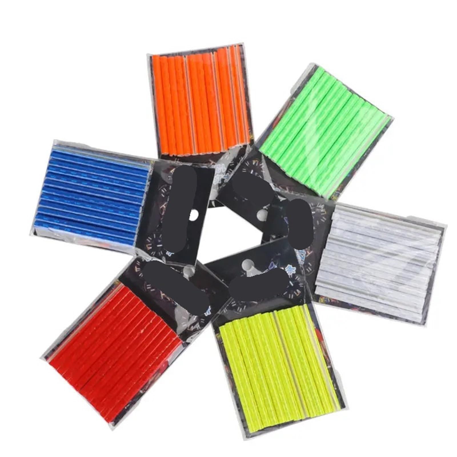 Fahrradlicht 12pc Fahrrad Felge Speichen Clip Nacht Sicherheit Warnung Licht Fahrrad Reflektierende Reflektor Streifen MTB Bike Radfahren Zubehör(Red)