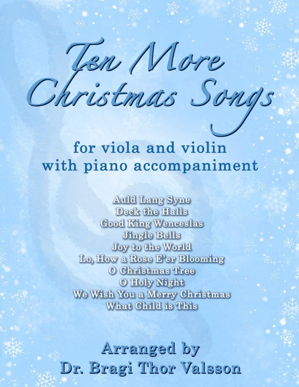 Duo violon et alto : partitions de 10 chansons de Noël pour cordes
