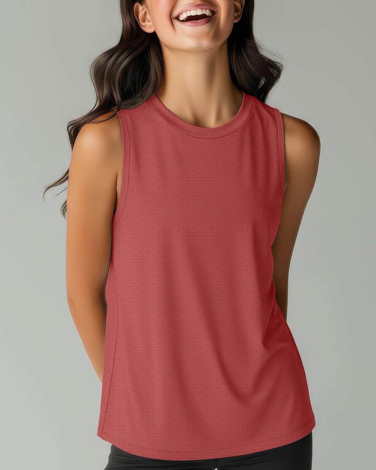 Real Essentials 5 Pack: Girls Breeze Tech Tank Tops – Moisture-Wicking Sports, Dance & Athletic Workout Sleeveless Shirts