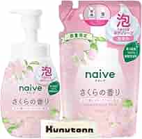 Amazon | ナイーブ ボディソープ 泡 さくらの香り 本体 600ml 1