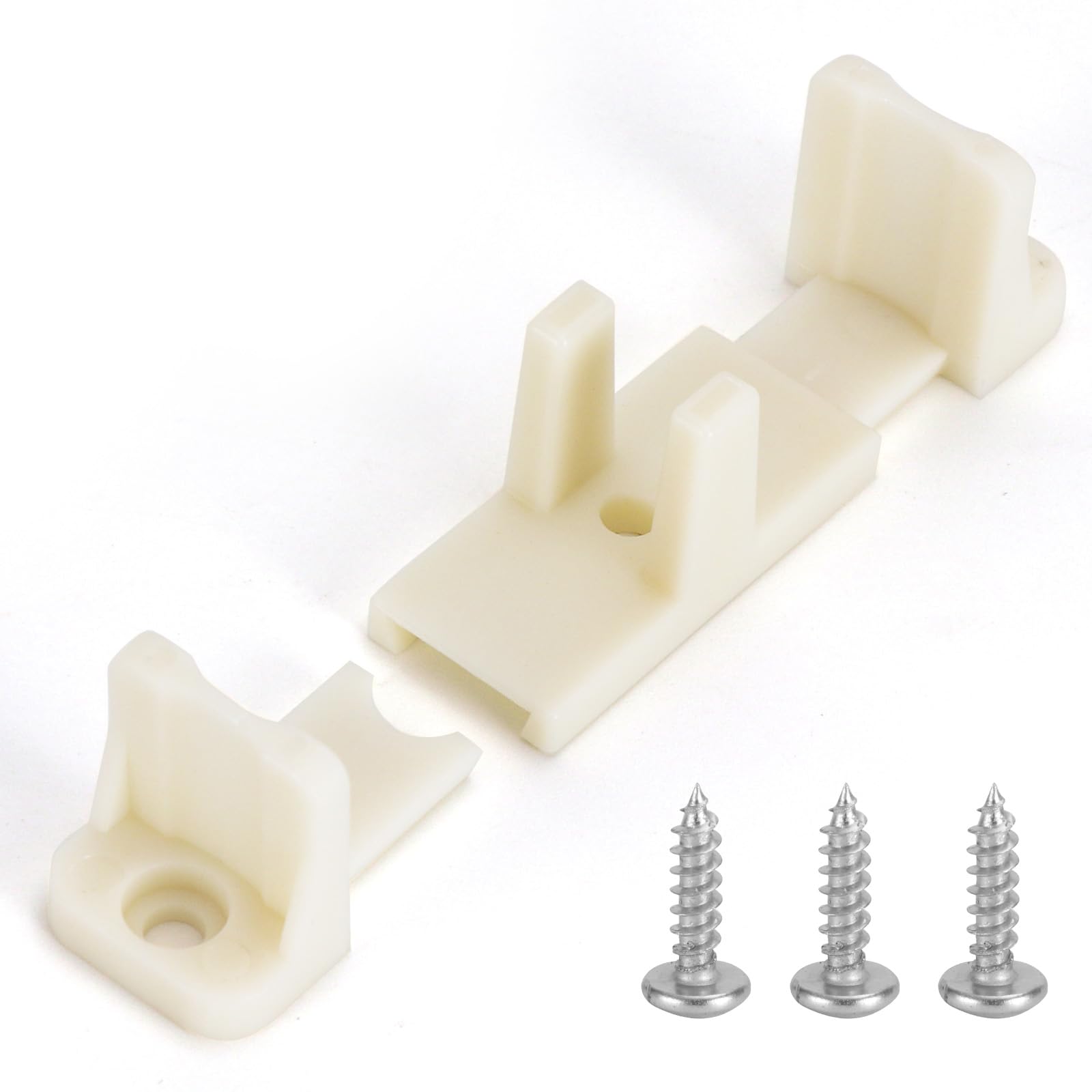 20 pcs sliding closet door floor guide, bypass door floor guide, fits 3/4'' to 1-3/8'' thick doors, universal adjustable sliding door hardware.