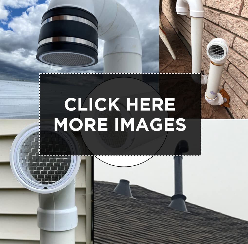 Pvc Pipe Cap Inch PVC Termination Vent With Stainless Steel