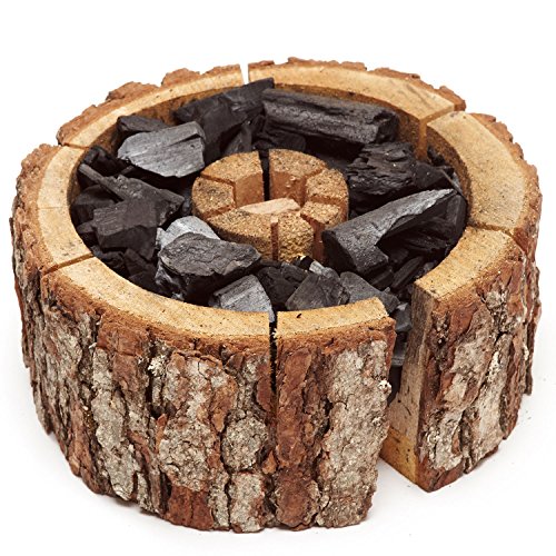 Barbacoa de carbón vegetal de madera 100% ecológica portatil desechable con Certificado FSC (M)