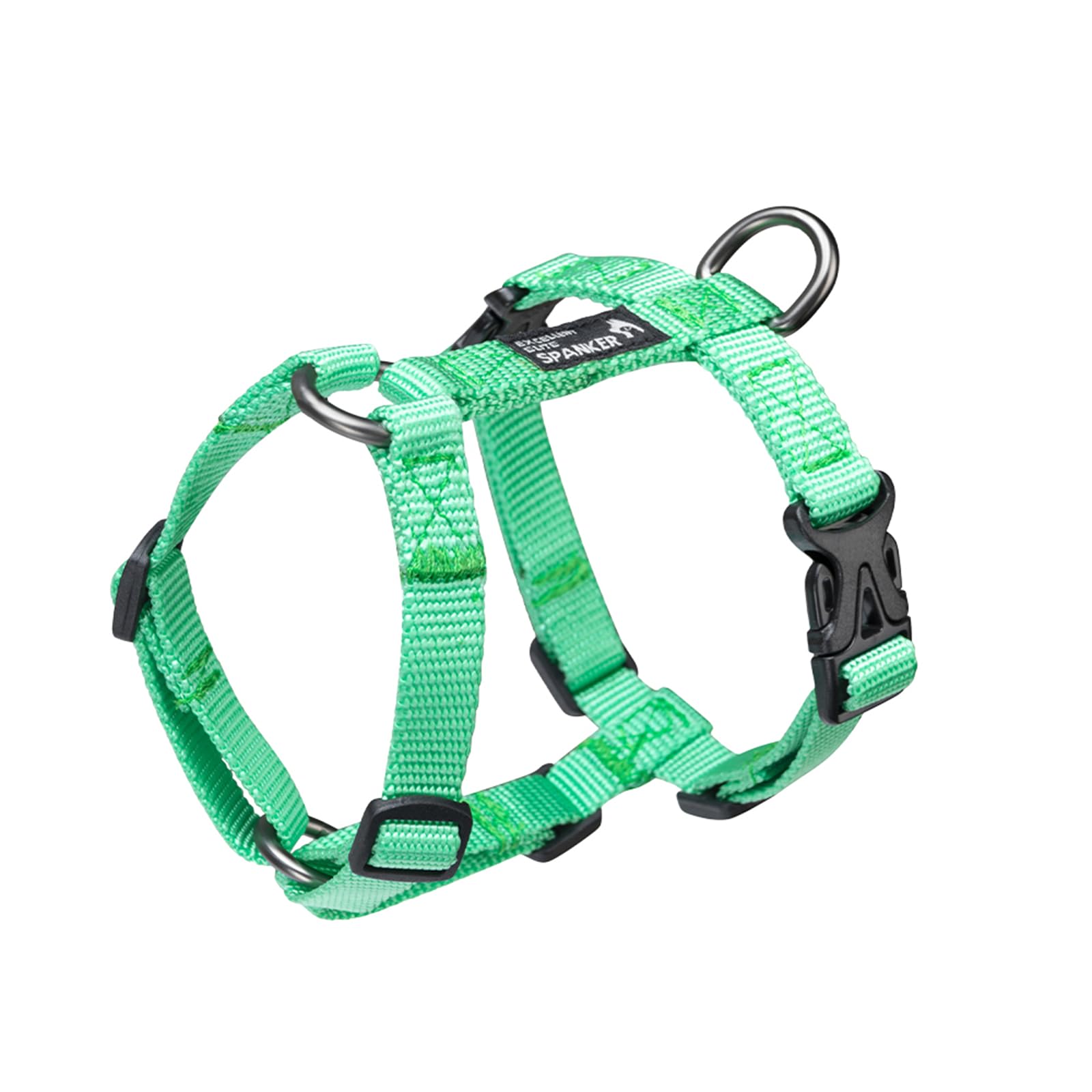 Arnés para gatos medianos y grandes chaleco reflectante acolchado color verde oliva ajustable