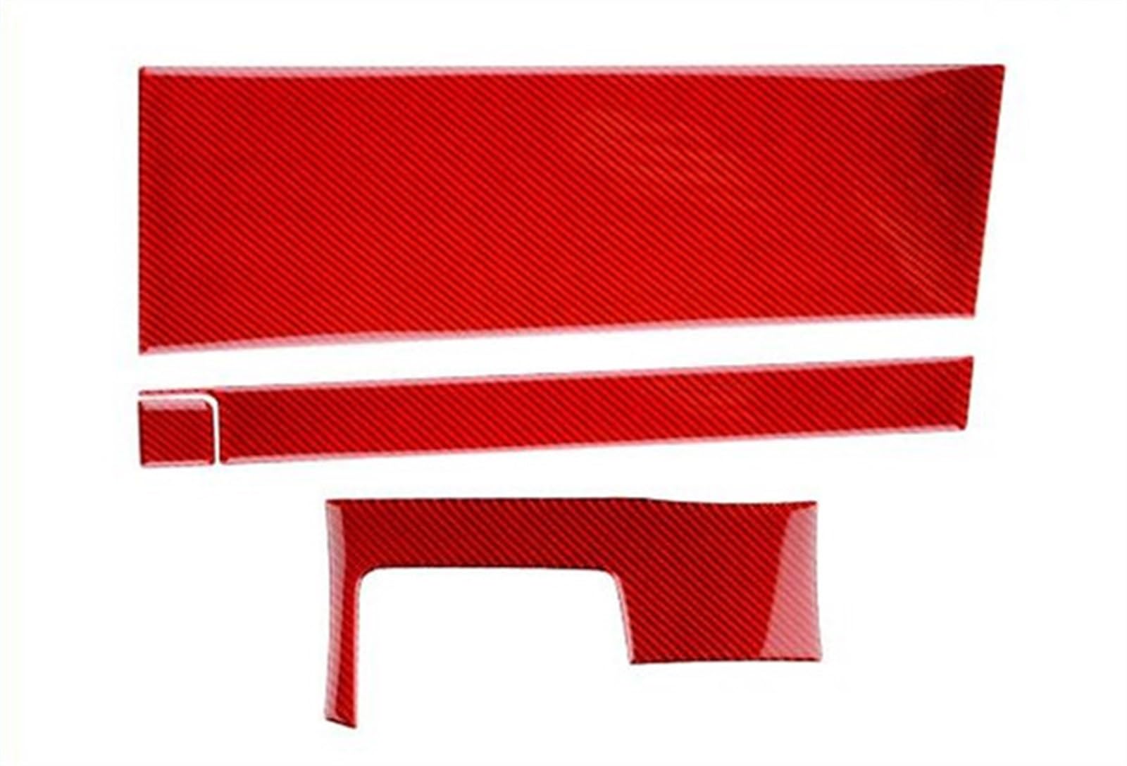 Piwine Rosso Car Interior Modification Glove Box Cover Decor Trim Sticker Accessories For Toyota For Prius 2010 2011