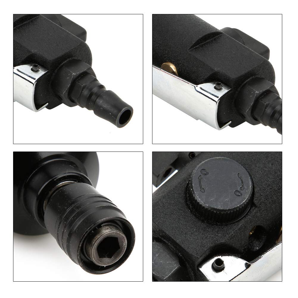 Ultimo cacciavite pneumatico Connettore rapido giapponese Struttura a doppio martello Cacciavite pneumatico 9000rpm Risparmio energetico YC-3015 5H Industriale con 3 punte per assemblaggio dom
