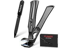 Bocas Heavy Duty Toenail Clippers for Men, Thick Nails, Angled and Sharp...