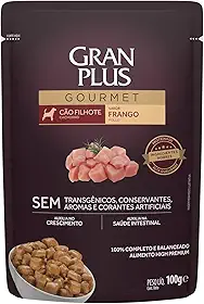 Granplus Ração Úmida Granplus Menu Para Cães Filhotes Sachê Sabor Frango - 100G
