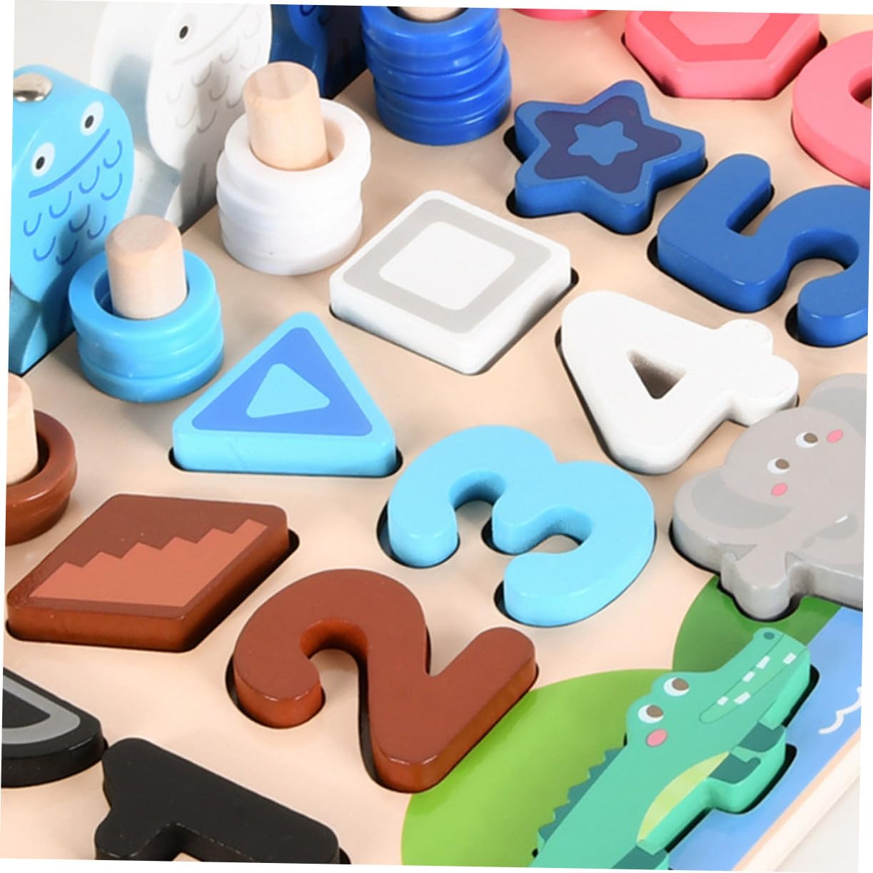 Juguete de Formas a Juego de Madera 1 Juego, Rompecabezas para Niños