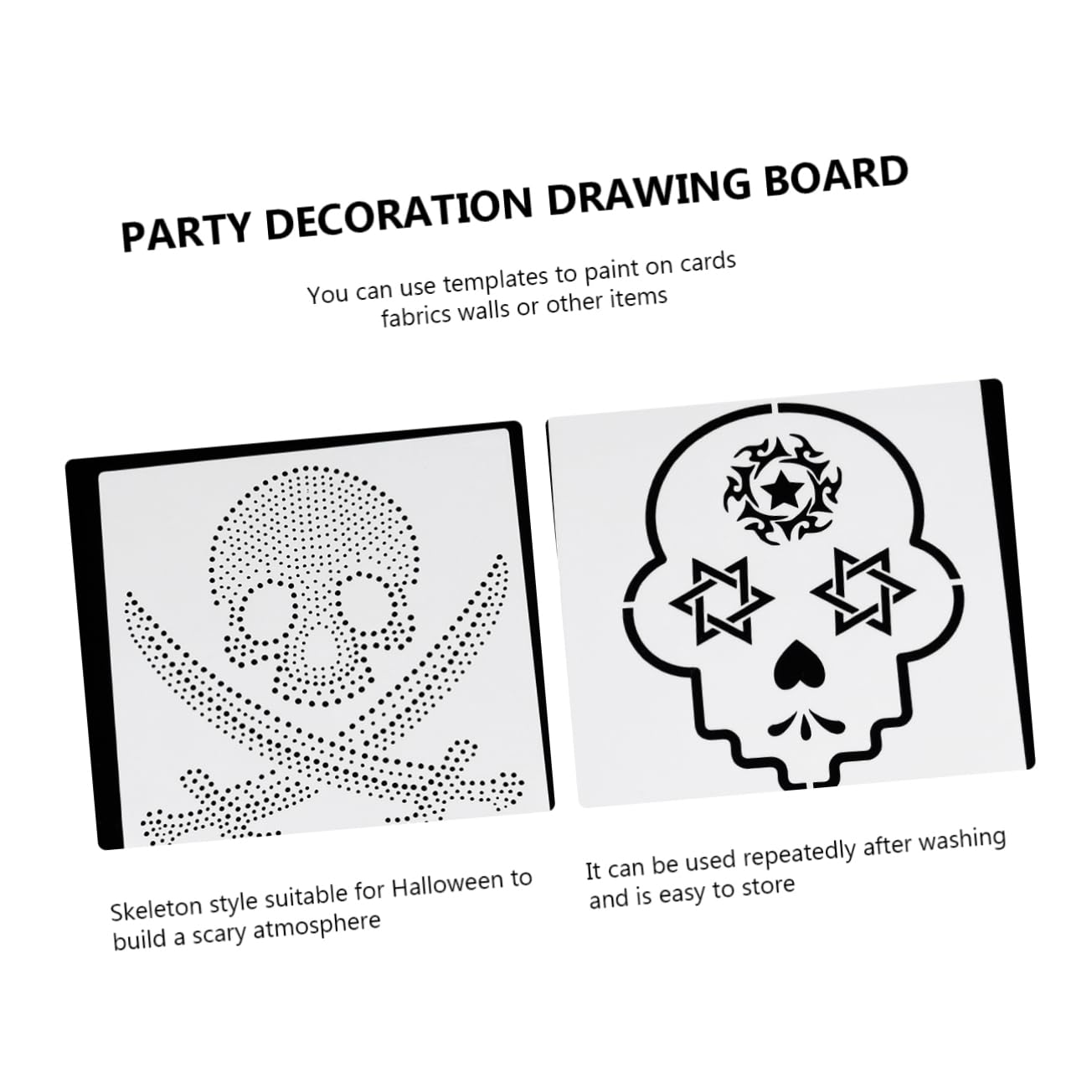 SEWACC 3 Sets Mit 16 Zeichenschablonen Für Kinder DIY Schablonen Vorlage Kunststoff Zeichenschablonen Für Kinder Weiße Zeichenschablonen