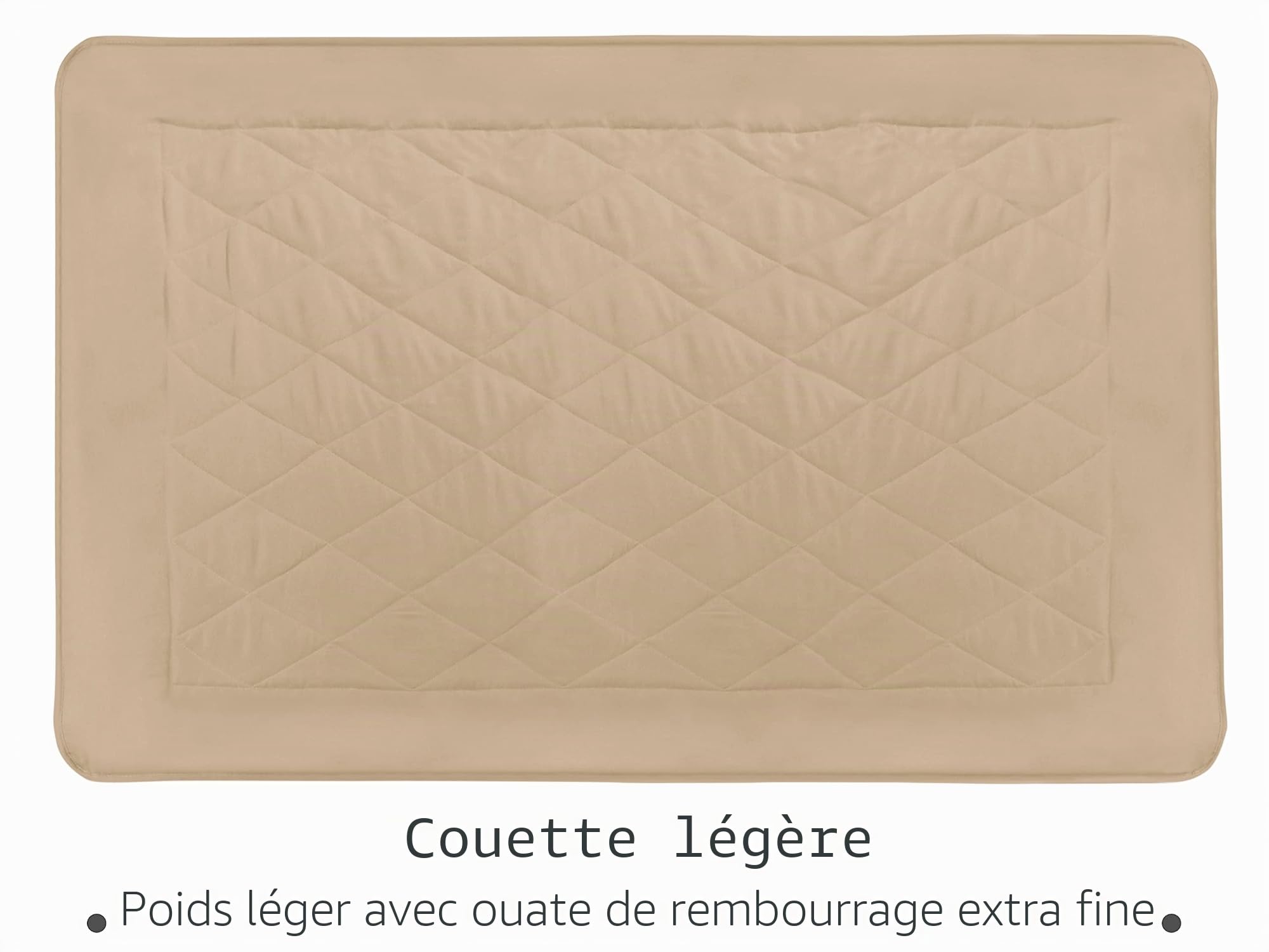npluseins Couverture ete 135 x 200 cm - Couette 135x200 Fine et légère pour l'été - Microfibre - Oeko-Tex 100 - Lavable à 60 degrés - 732.932, Moka