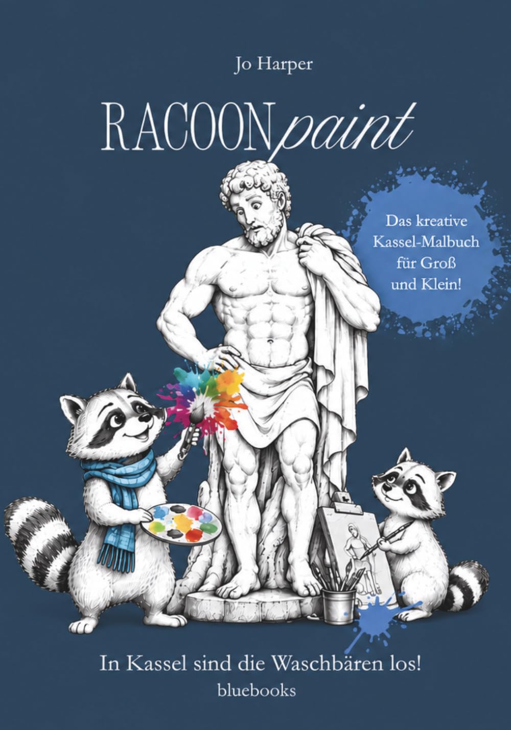RacoonPaint - Kassel Hauptstadt der Waschbären: Ein Malbuch, das dir die Geschichte der Waschbären erzählt! (Jimmy der Waschbär)
