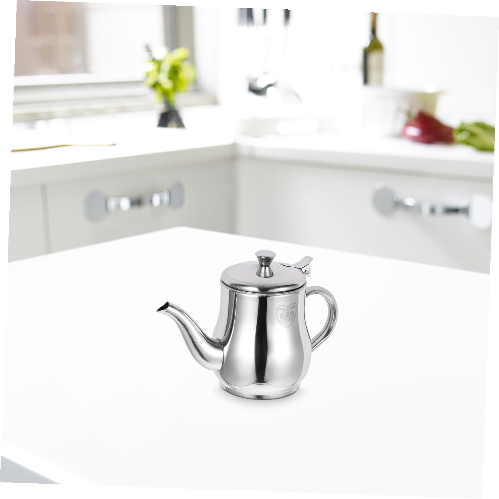 Recipiente Almacenamiento Aceite Inoxidable para Acero Cocina de Filtro 13oz Tapa y Filtrado de Grasa