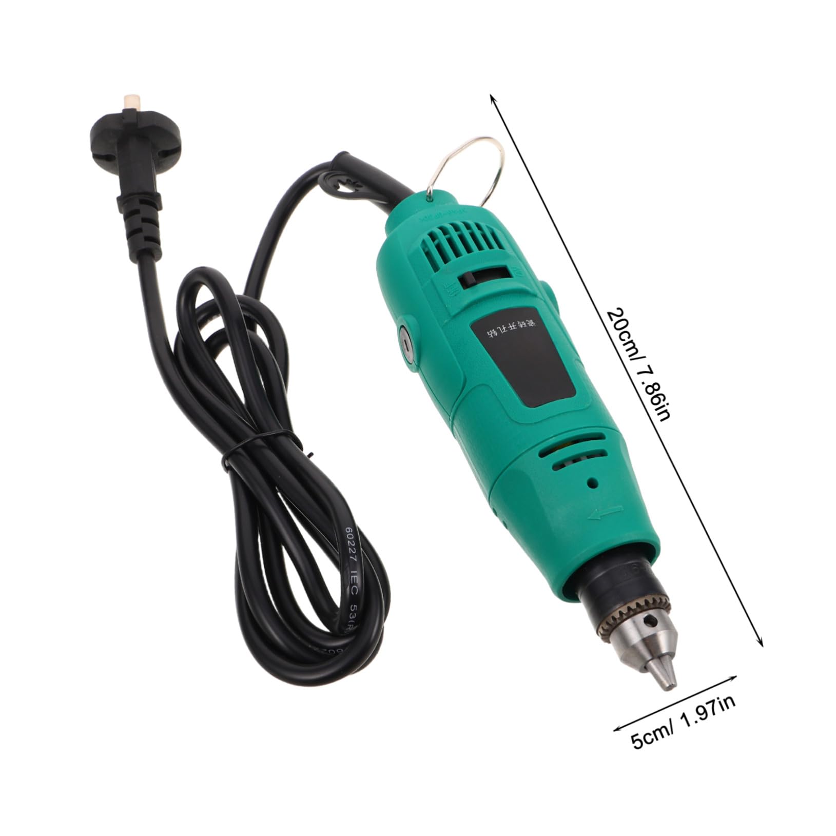 DOITOOL Taladro Eléctrico Compacto con Cable Brocas de y Cabeza de Lijado Taladro Portátil para Taladrar Azulejos y Electrónica Proyectos Domésticos y Bricolaje