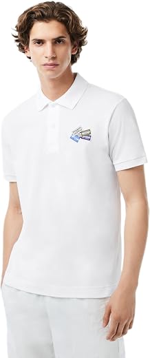 Lacoste Men's Solid Classic Fit Polos
