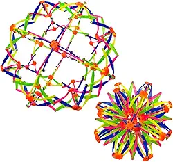 Bola Mágica Esfera Expansível Bola Abre E Fecha Ao Lançar Brinquedo Multicolorido