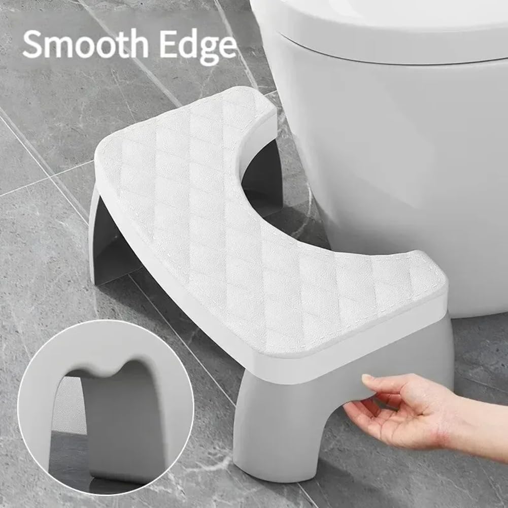Sgabello WC per adulti, accessorio da bagno, rimovibile e antiscivolo