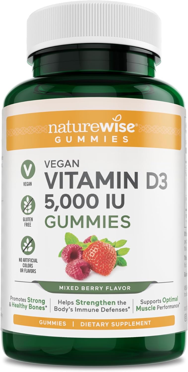 NatureWise Vegan Vitamin D3 5,000 IU Gummies No