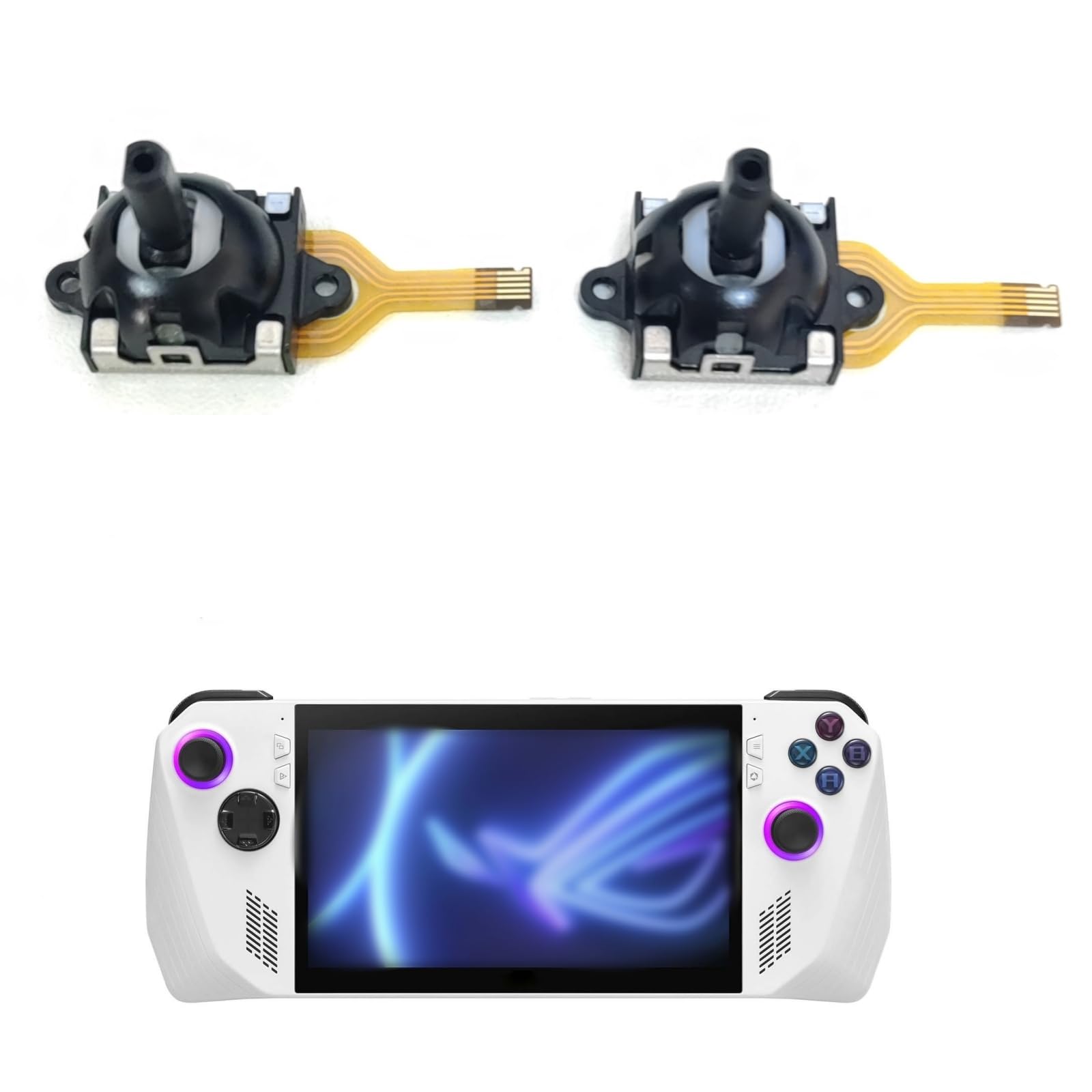 Hzxkqmil 2 pezzi Joystick di Ricambio Modulo Stick Analogico Thumb Stick Accessori per ROG Ally Console, per GPD Win 3 Console di Gioco Portatile, per Pico VR Controller