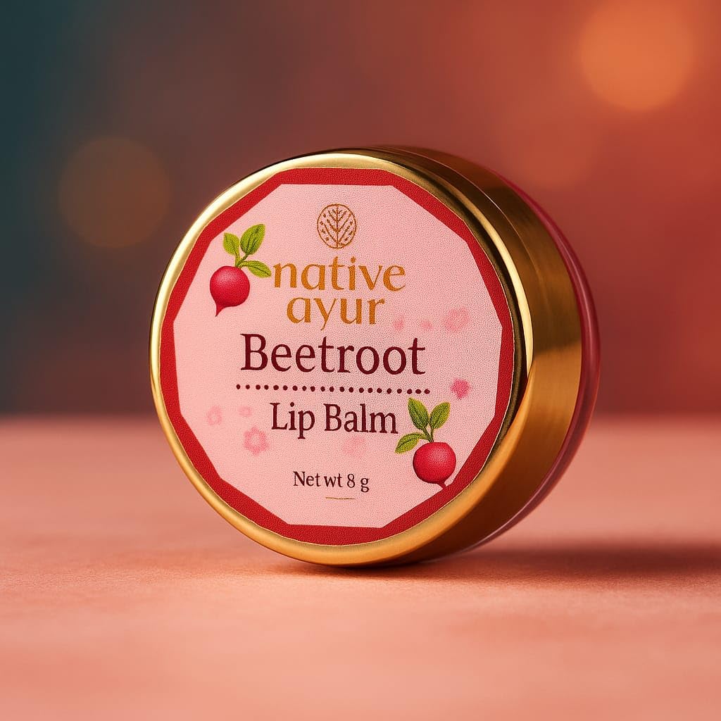 Beetroot Lip Balm – Herbal Lip Moistrurizing Care for Soft Lips |ORGANIC | CHEMICAL FREE |Lip Brightning ( Wt – 8g)
