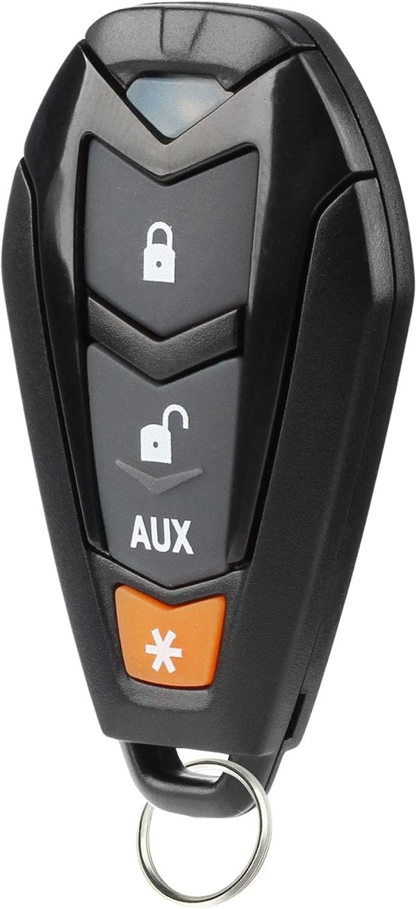 Control remoto para entrada sin llave compatible con alarmas Viper, Hornet, DEI, Python, Clifford (EZSDEI7141)