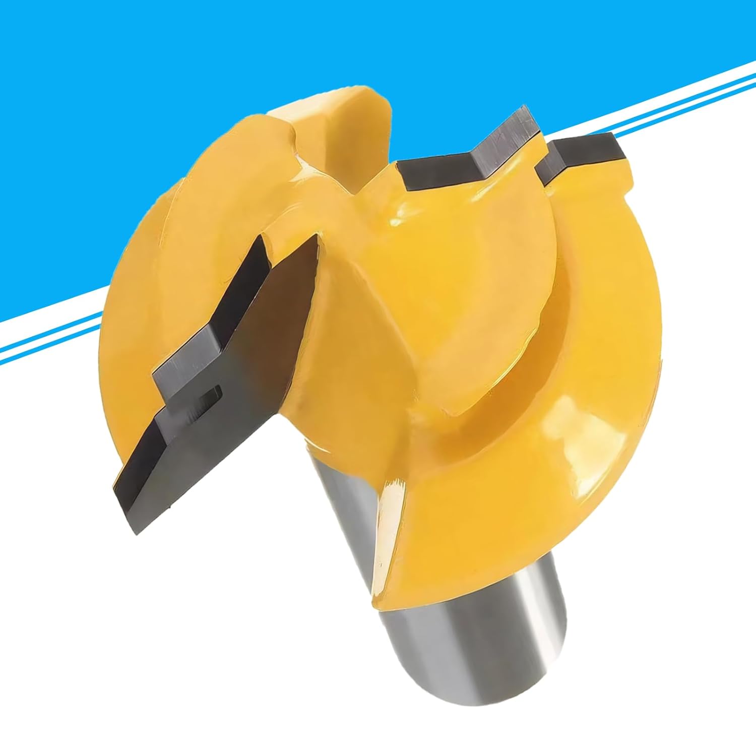 1/4 Inch Shank Lock Miter Router Bit - 45 Degree Stock Joint Cutter for Precise Woodworking Tool- 1/2 Cutting Diameter for Miter Box Projects