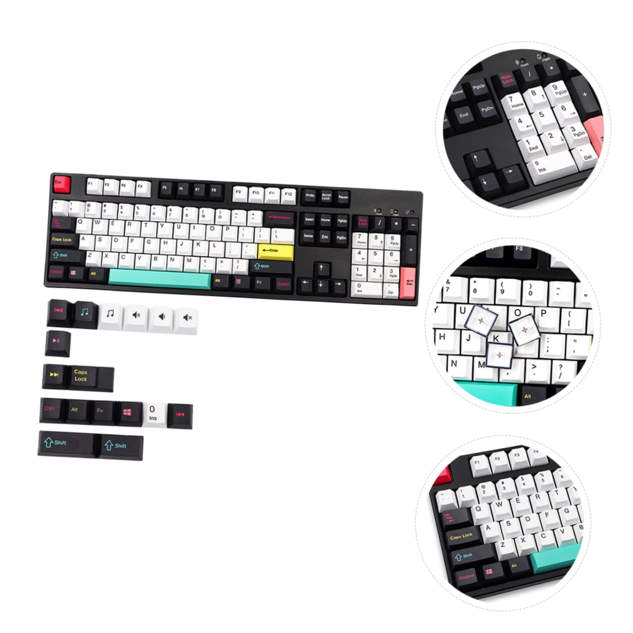 DOITOOL Tecla para Teclado Mecánico De Teclas Pbt Personalizadas Altura Original Decoración para Ordenador