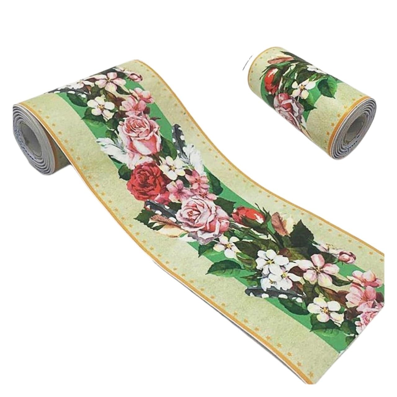 Lyhydma C Wallpaper Border 10M Self Adhesive Skirting Line Wall Sticker Border Decor Orner Waist Waterproof Home Wallpaper(C)