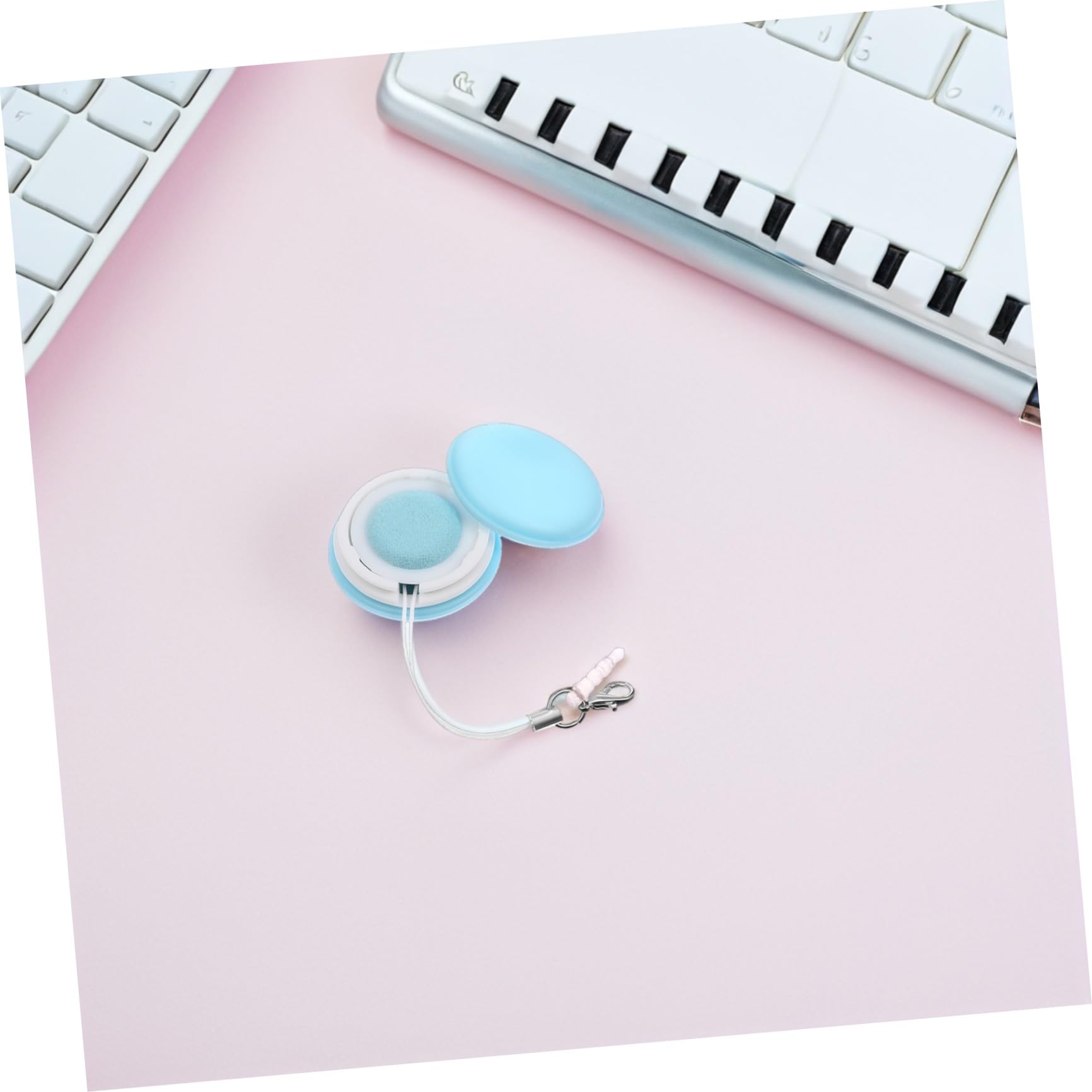 Nettoyant Écran Macaron pour Téléphone Portable 4pcs avec Lanyard