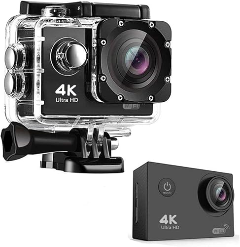 Miniatura 1 de REATOU 4K Cámara de acción Ultra HD 30M cámara subacuática 170 gran angular 24Ghz WiFi videocámara impermeable inalámbrico control remoto cámara