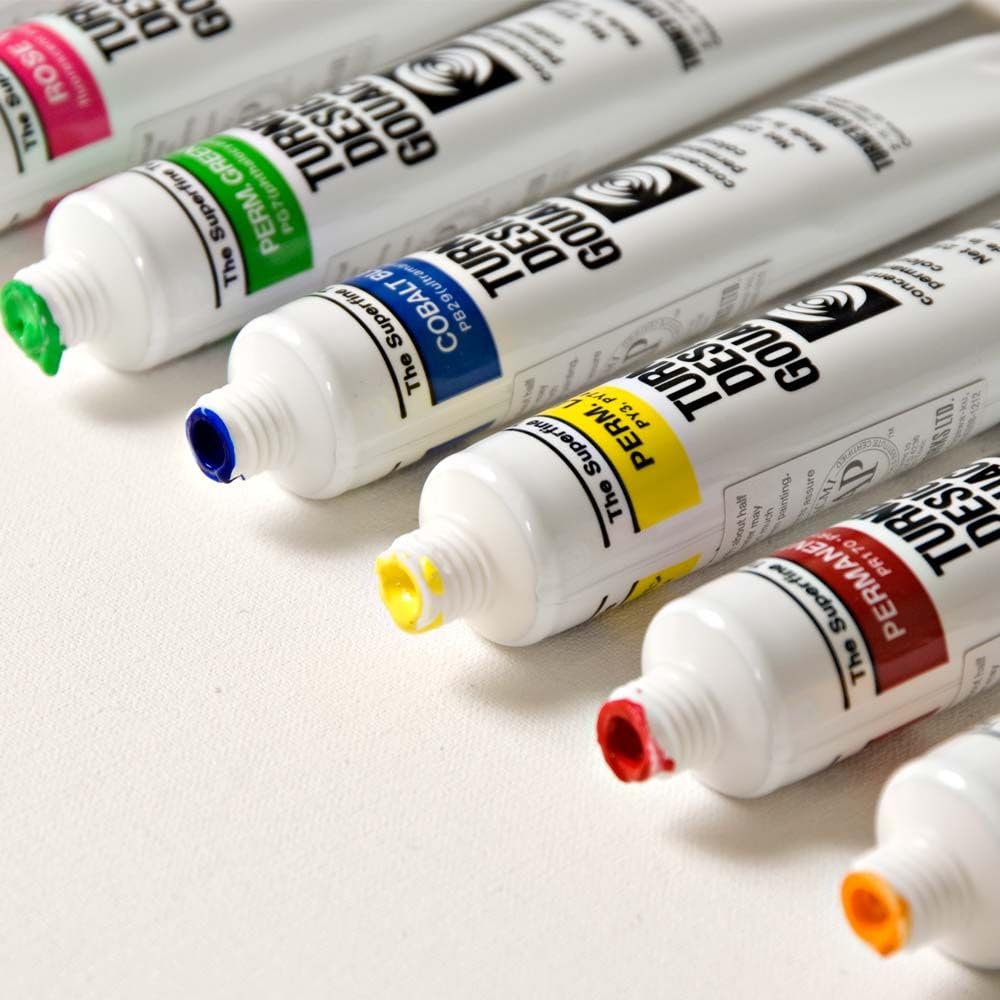 Amazon.co.jp: ターナー色彩 水彩絵具 デザインガッシュ 18色セット