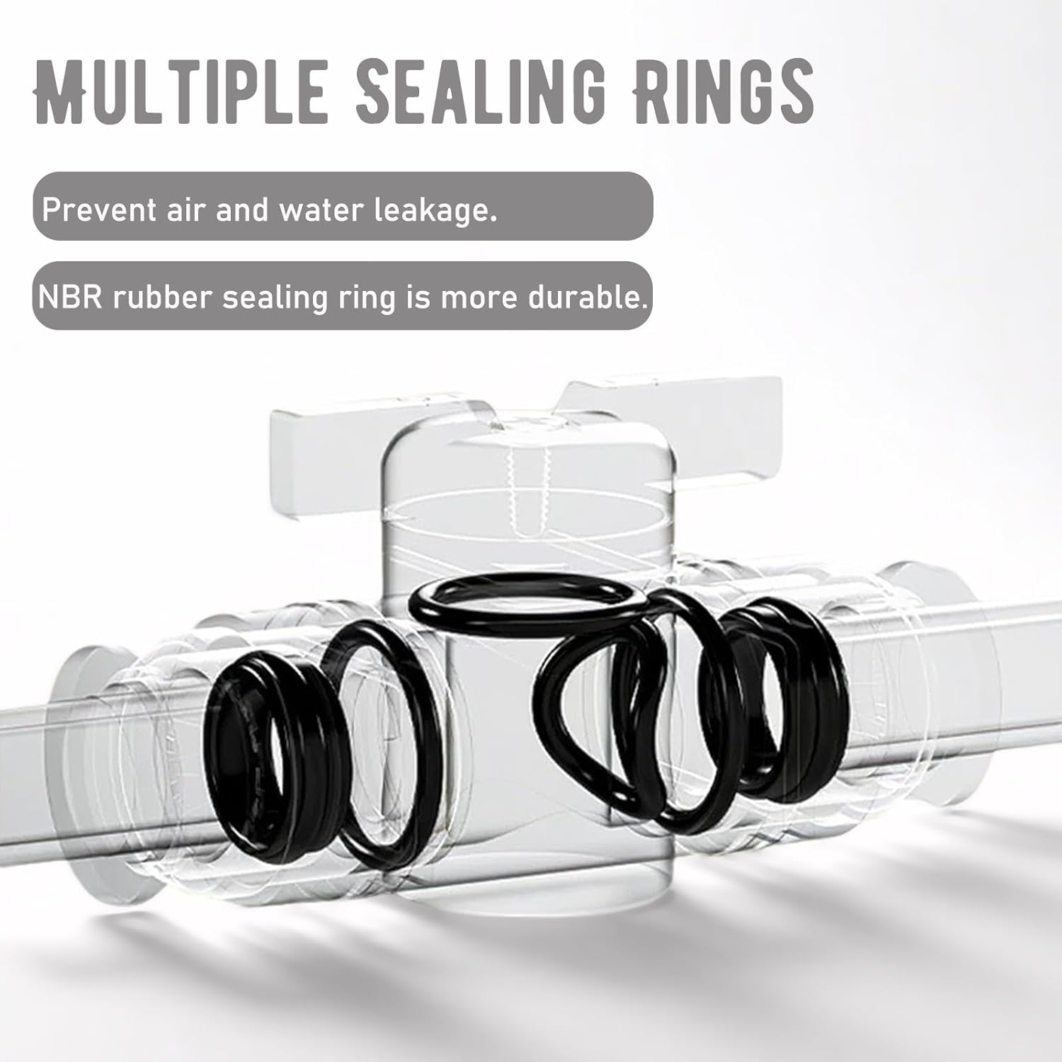 5 pieces 1/2 inch Push to Connect Fittings Pneumatic Ball Valve, Tube OD 12mm Air Flow Control Valve,Pipe Fittings Straight Quick Connect valve, Air Hose Fittings. (1/2"x1/2" Tube OD 12mm)