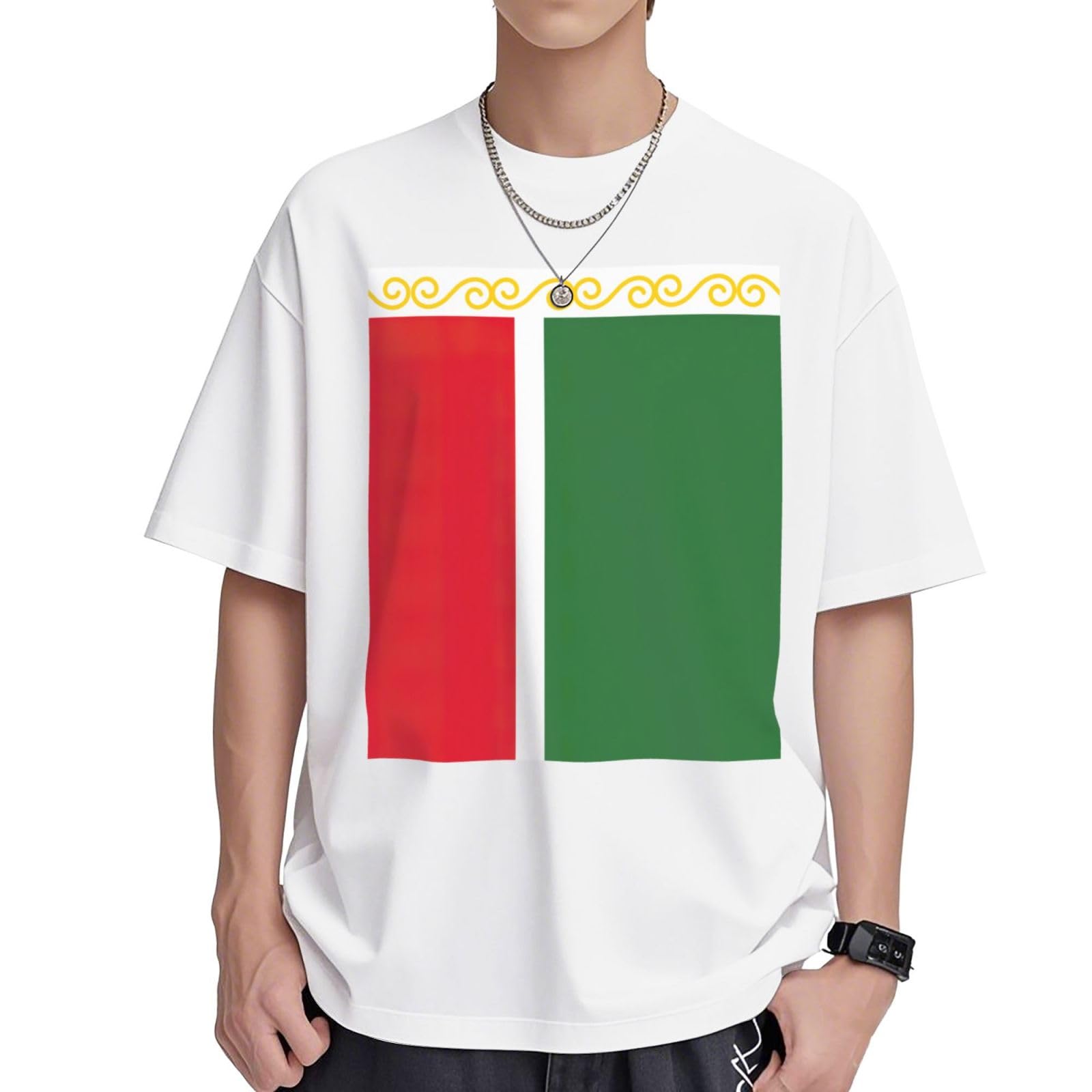 T-shirt République Tchétchène pour vos sorties casual d'été en coton - 8