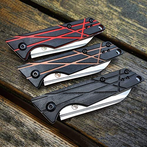Statgear Ledge Slip-Joint Pocket Folding Knife | D2 Steel, G10 Handle, Reversible Tip-Up Carry Pocket Clip - Edc Hunting Compact Rugged Everyday Carry Slip Joint… #TOP5