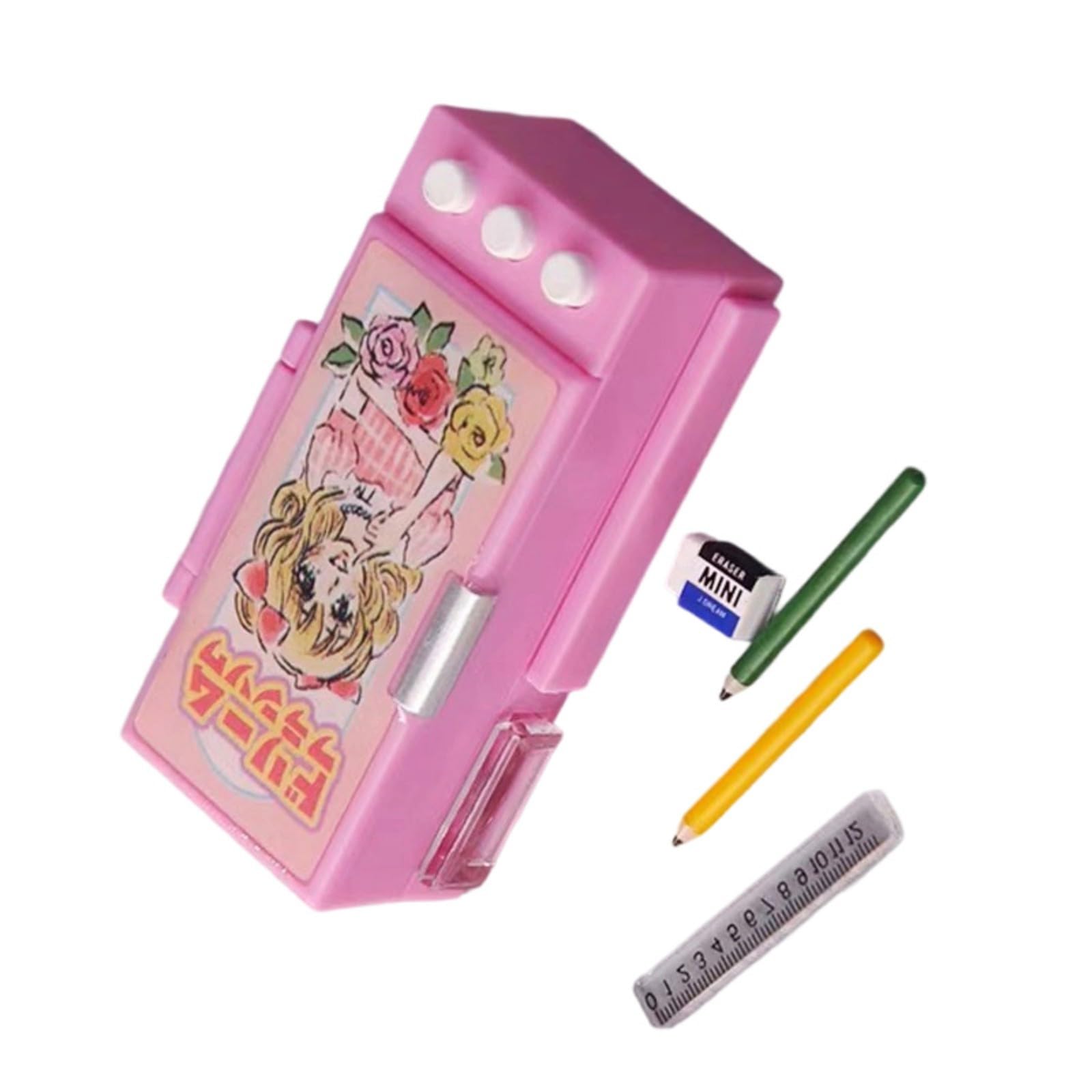 HDOYTXXM Pencil, Compact Miniature with Multiple Storage Compartments Pencil Compact Miniature with Multiple Storage Compartments for School and Home