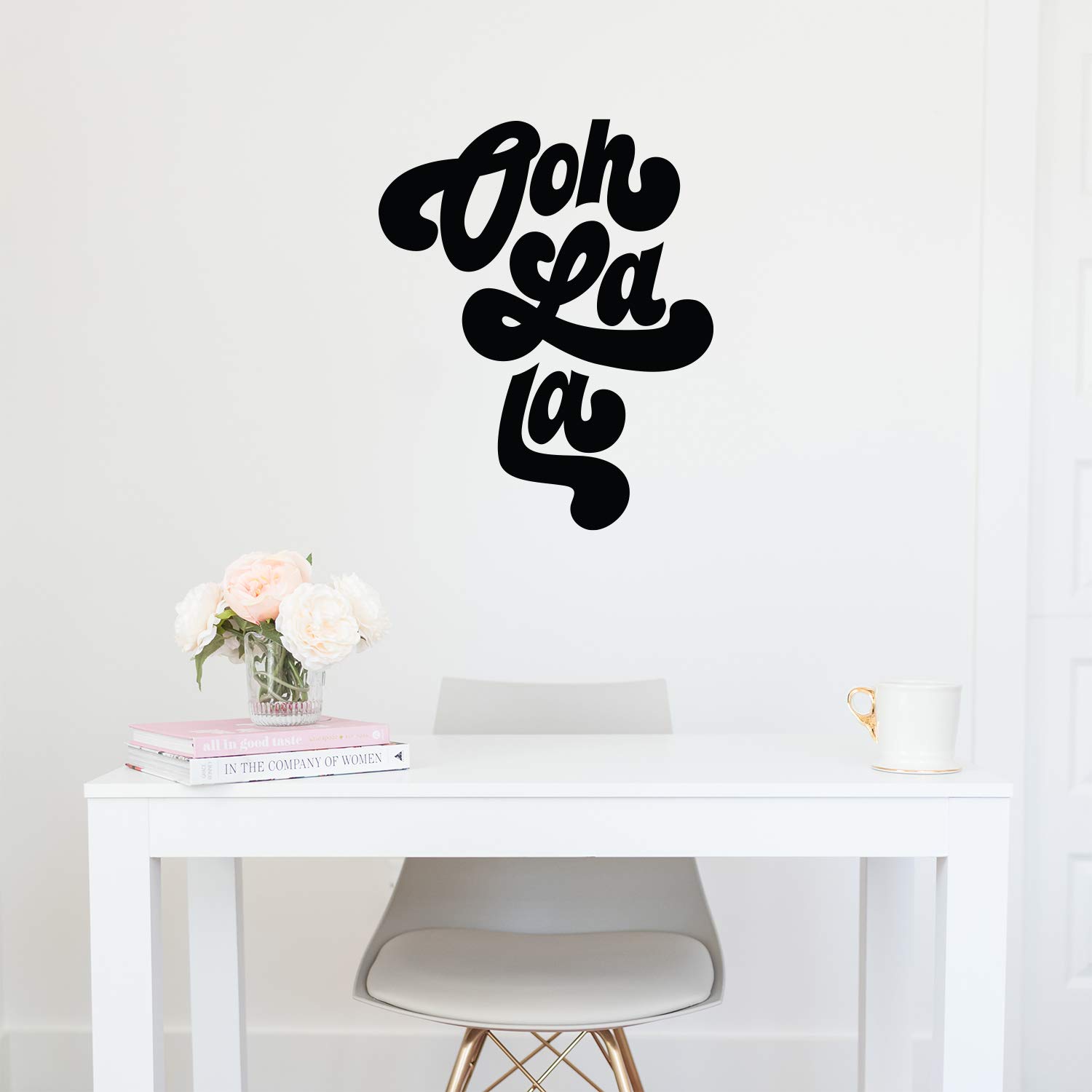 Vinyl Wall Art Decal - Ooh La La - 27" x 22" - Modern Quotes for Home Bedroom Living Room Apartment - Trendy Sassy Adult Humor Indoor Outdoor Sticker Decor