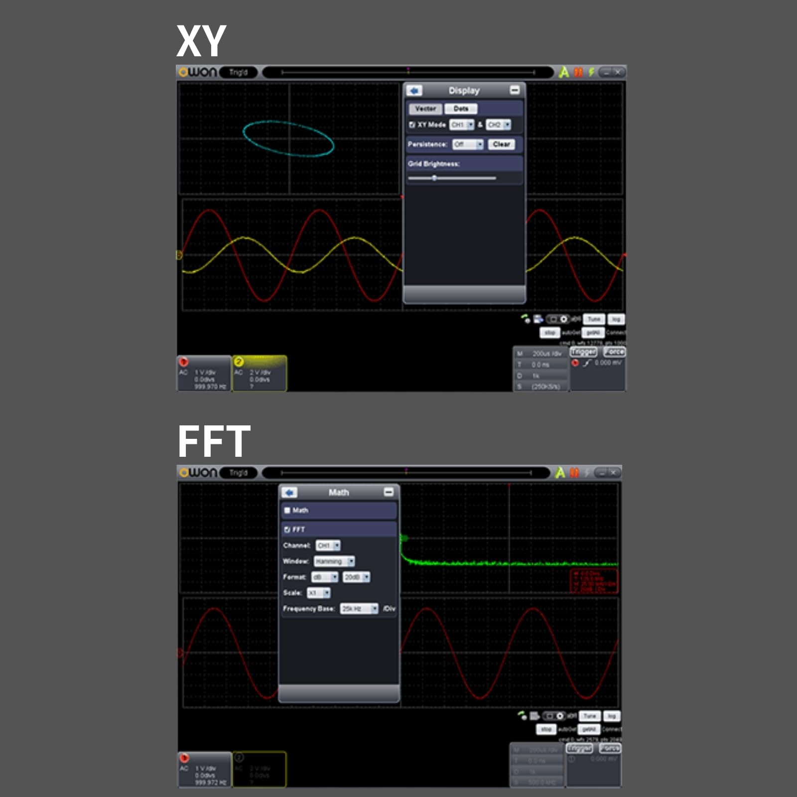 Owon VDS1022 USB Oscilloscope 2x 25 MHz 100MS/s: Amazon.com