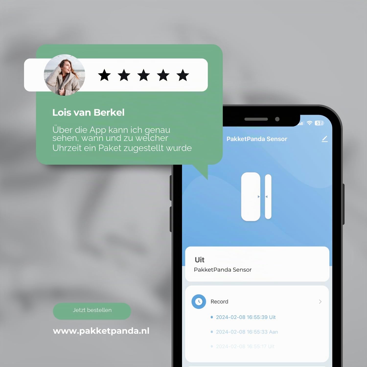 Smart PakketPanda® Maxi XXXL Paketbriefkasten geeignet als Briefkasten und/oder Paketbox, extra großes Format, Paketbriefkasten mit App, Benachrichtigung bei jeder Lieferung usw.