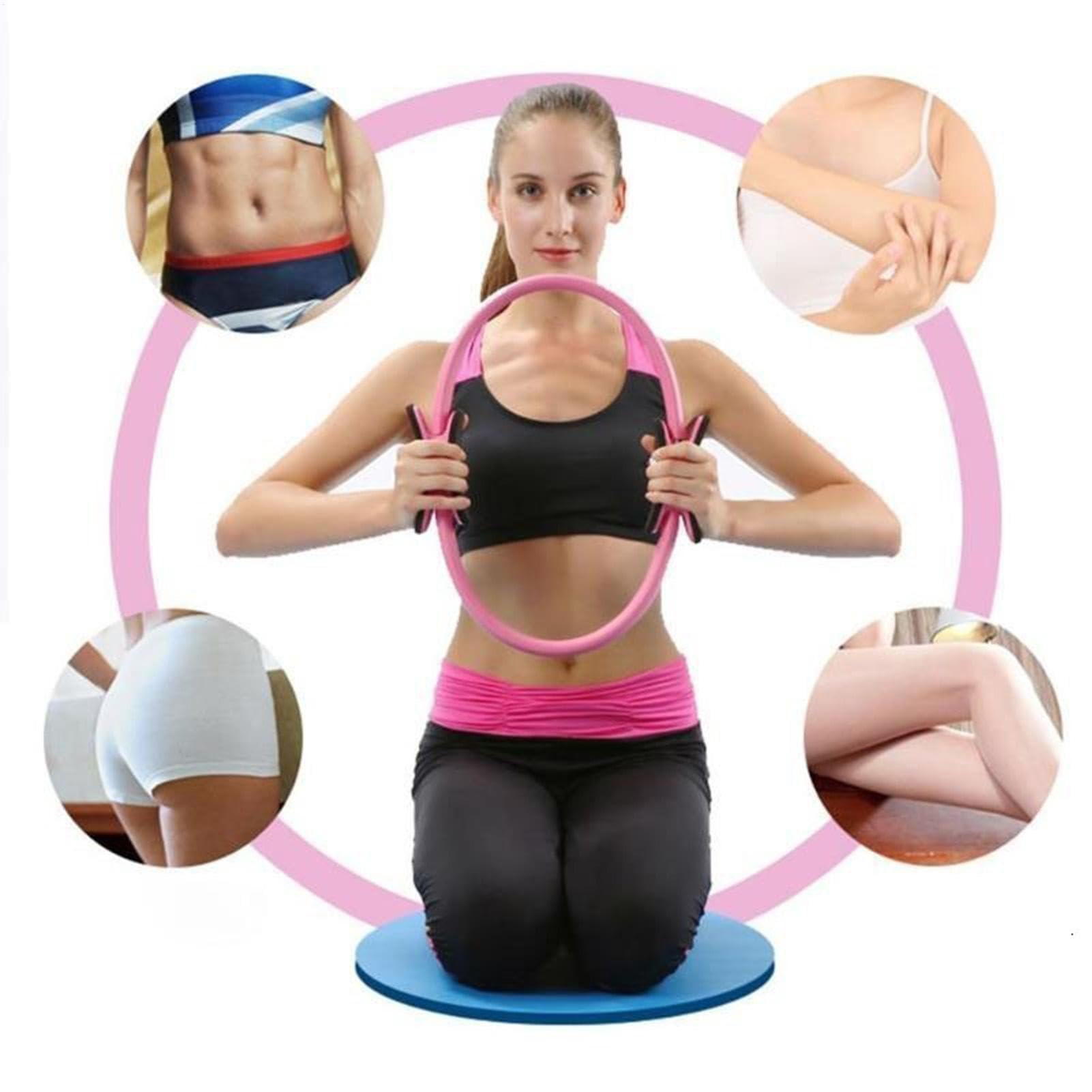 Generico Kit Pilates Completo X Casa For Women, Pilates Ring Yoga Ball Resistance Bands - Set Di Attrezzature Da Allenamento 5x