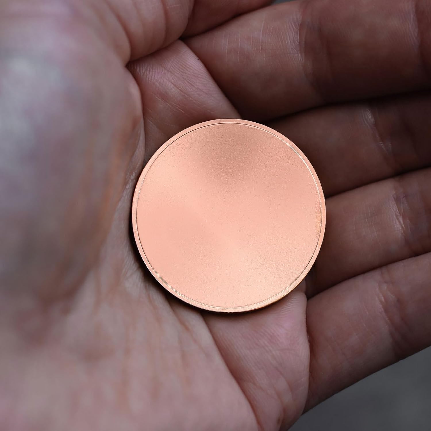 10pcs Round Engraving Blanks Blank Coin for DIY Crafts
