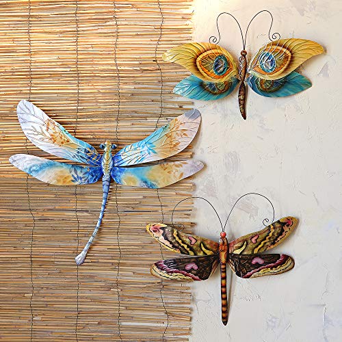 Eangee Home Design Dragonfly Wall Decor Peacock 14 Inches Length X 1 Inch Width X 12 Inches Height (M4036) #TOP2